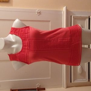 Tommy Hilfiger coral colored tank Sz XS